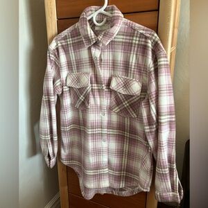 Z Supply plaid fleece shacket